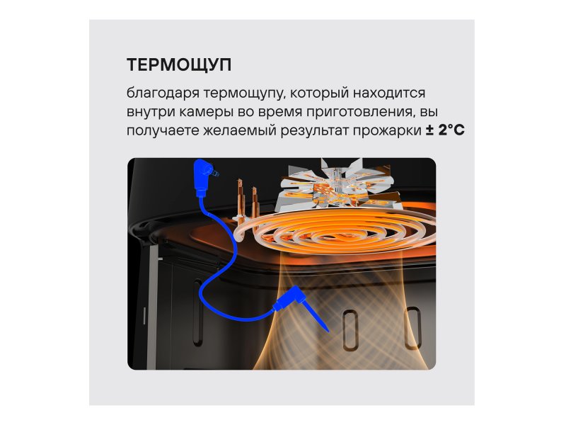 Rondell RDE-AF888 аэрогриль — финальный ракурс комплекта