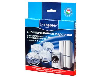 Антивибрационные подставки Topperr 3206 для Beko WSRE6512ZSS — снижение шума и вибрации при отжиме