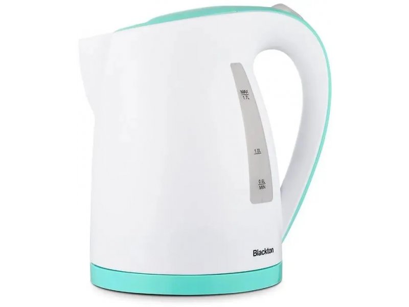 Blackton Bt KT1702P белый с бирюзовыми вставками на подставке, вид спереди