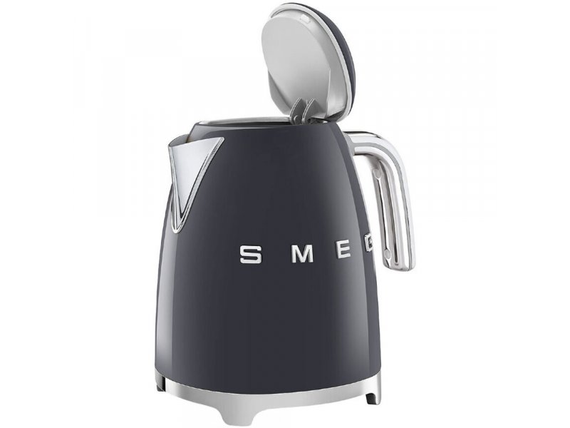 Smeg KLF03GREU с откинутой крышкой — фронтальный вид, полный размер