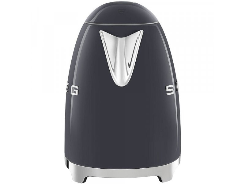Smeg KLF03GREU фронтальный вид с открытым носиком, логотип и элементы управления