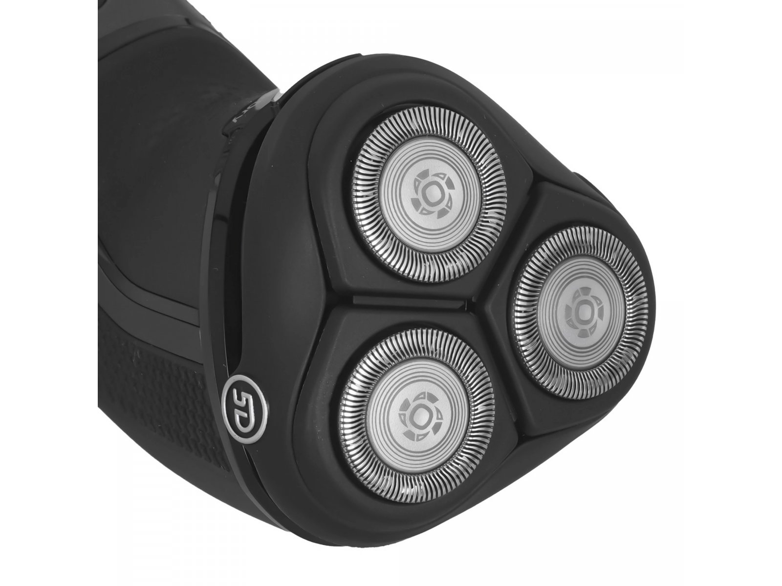 Philips S3144/00 крупный план трёх роторных головок — режущая поверхность, технология 5D Pivot Flex