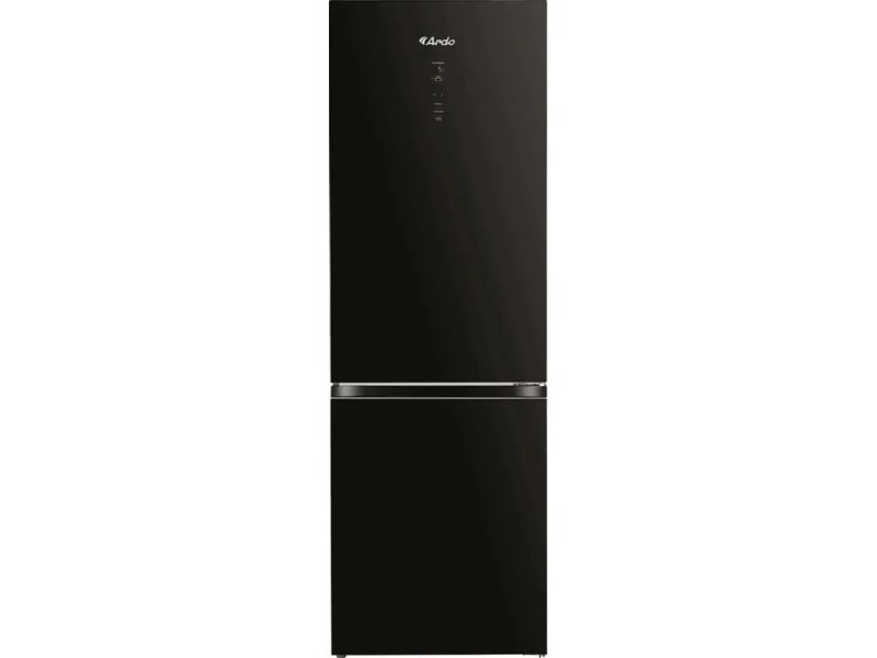 Ardo RMA460315EGB2 черный двухкамерный холодильник вид спереди