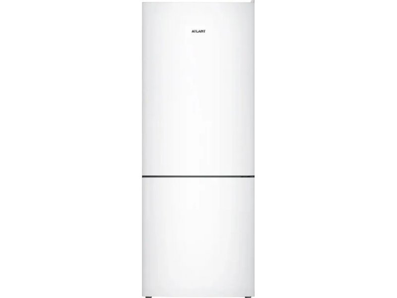 Atlant XM-4609-101 двухкамерный холодильник белый корпус вид спереди
