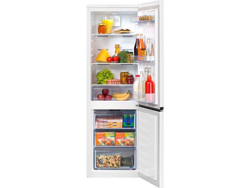 Beko B1RCNK272W холодильная камера полки с продуктами организация хранения