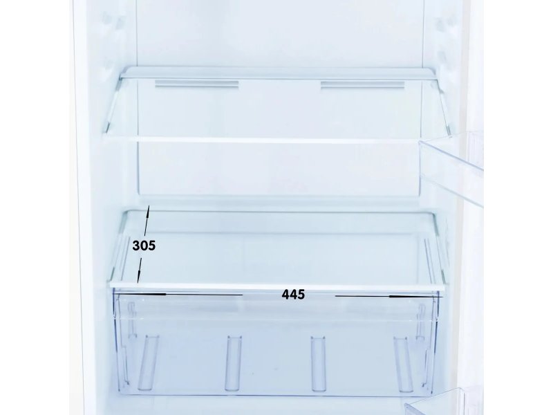 Beko B1RCNK272W морозильное отделение выдвижные ящики технические размеры