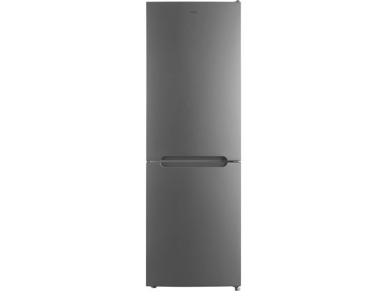 Candy CCRN 6180S серебристый двухкамерный холодильник 370 л вид спереди