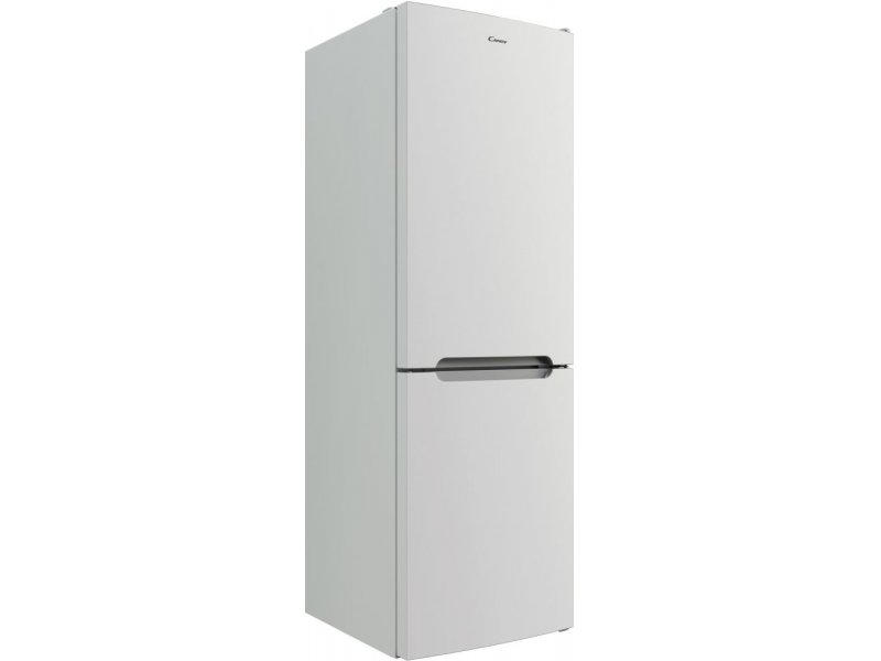 Candy CCRN 6180W боковой профиль, полный вид закрытого холодильника, пропорции корпуса
