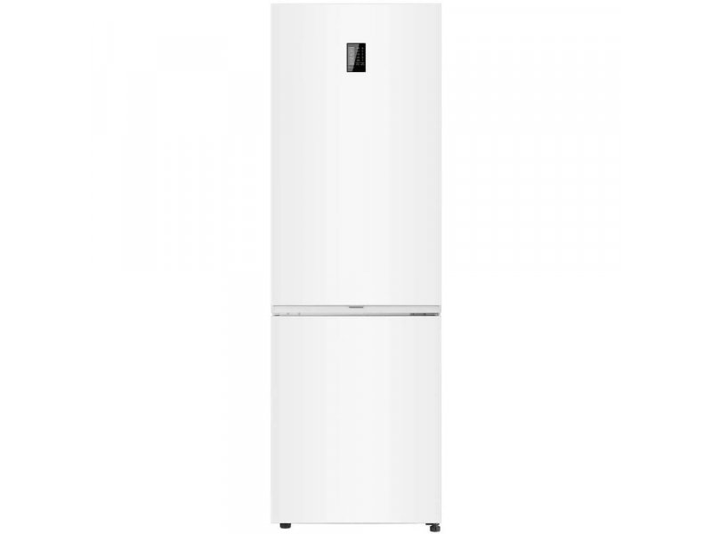 Candy CFN6185WDC белый двухкамерный холодильник с сенсорным дисплеем, вид спереди