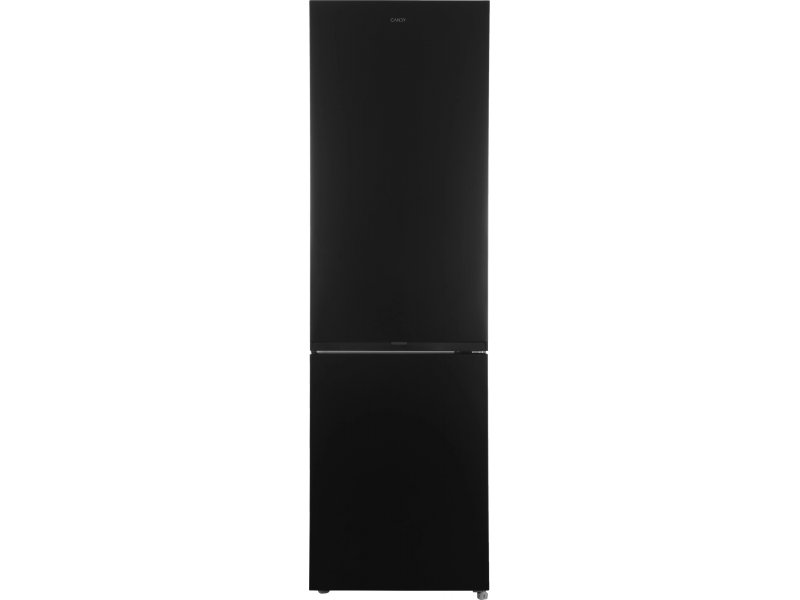 Candy CFN6200B черный двухкамерный холодильник вид спереди