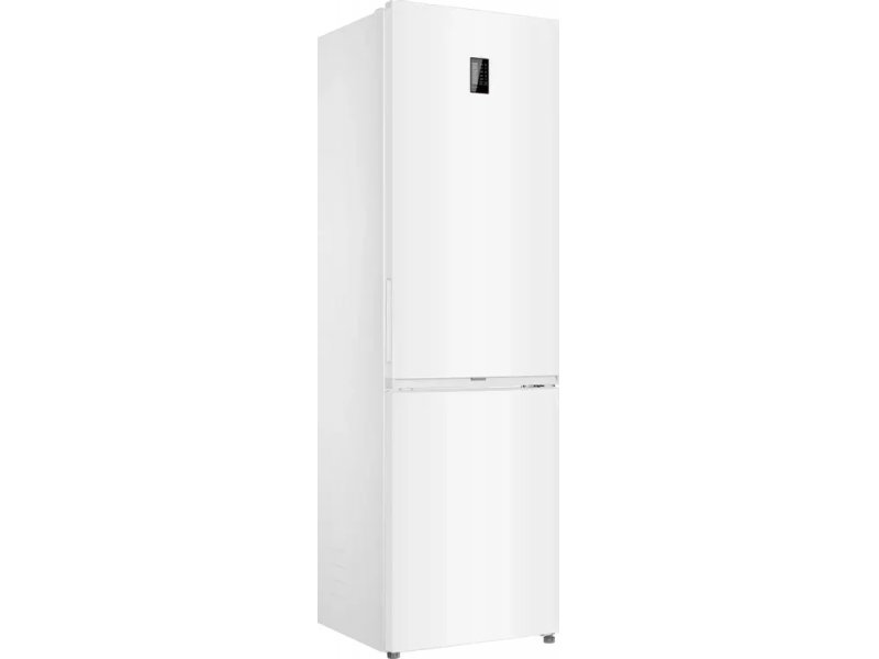 Candy CFN6200WD — боковой профиль, глубина корпуса 59 см, общие пропорции