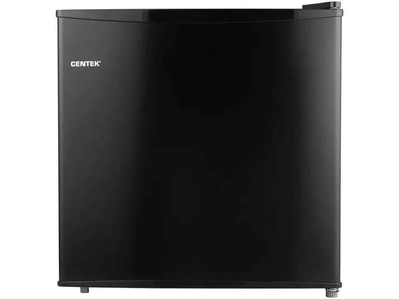 Centek CT-1700 черный компактный холодильник 45 литров вид спереди