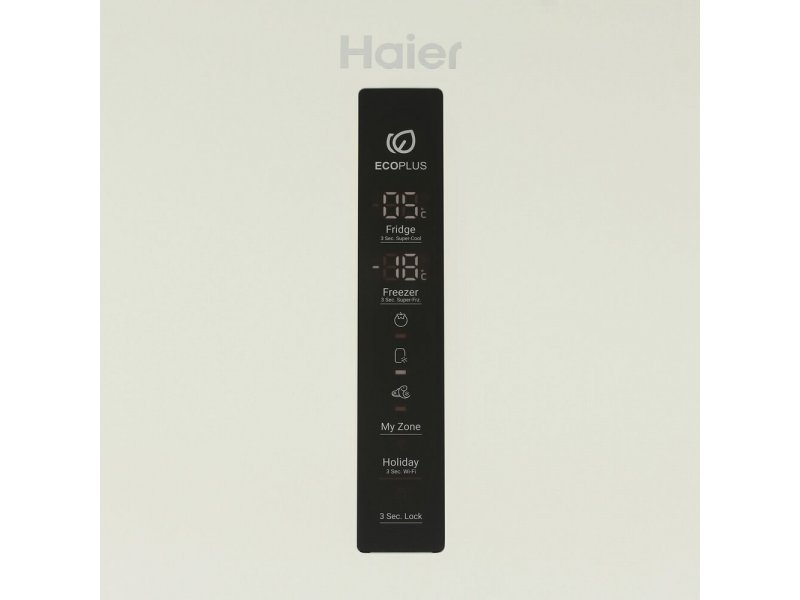 Haier C4F744CCGU1 сенсорная панель управления с температурными показателями и режимами ECOPLUS
