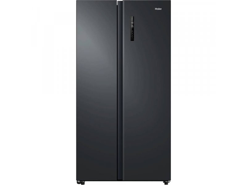 Haier HRF-600DB7RU черный side-by-side холодильник 598 л вид спереди