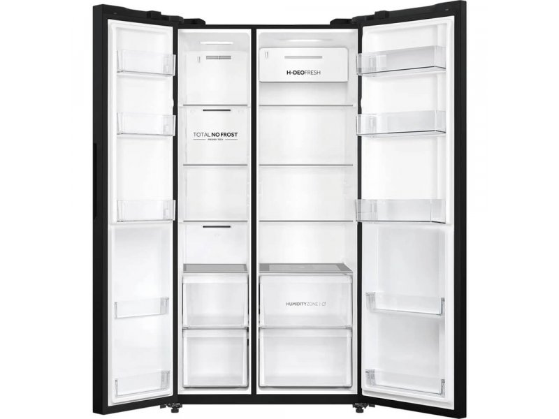 Haier HRF-600DB7RU открытые камеры — полки, ящики, система Total No Frost и Multi Air Flow
