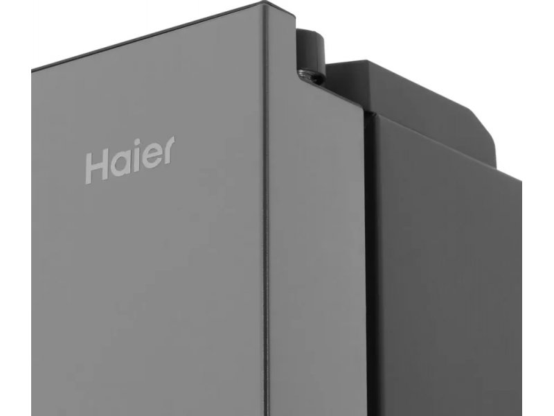 Haier HRF-600DM7ERU логотип деталь фурнитуры угол двери металлический корпус