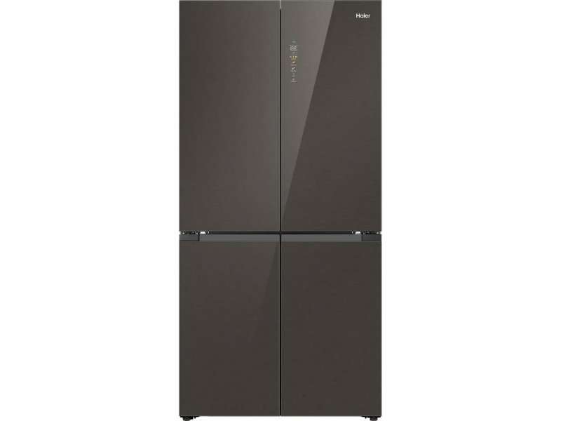 Haier HTF-460DGS6RU1 серый четырёхдверный Side-by-Side холодильник вид спереди