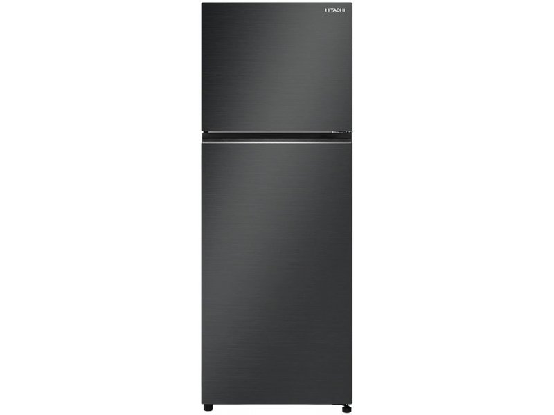 Hitachi HRTN6443SBBKCS серебристый двухкамерный холодильник, вид спереди