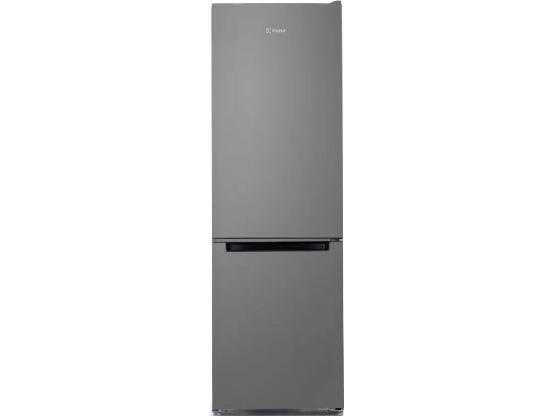 Indesit DS 3180 G серебристый — вид спереди, двухкамерный холодильник 185 см