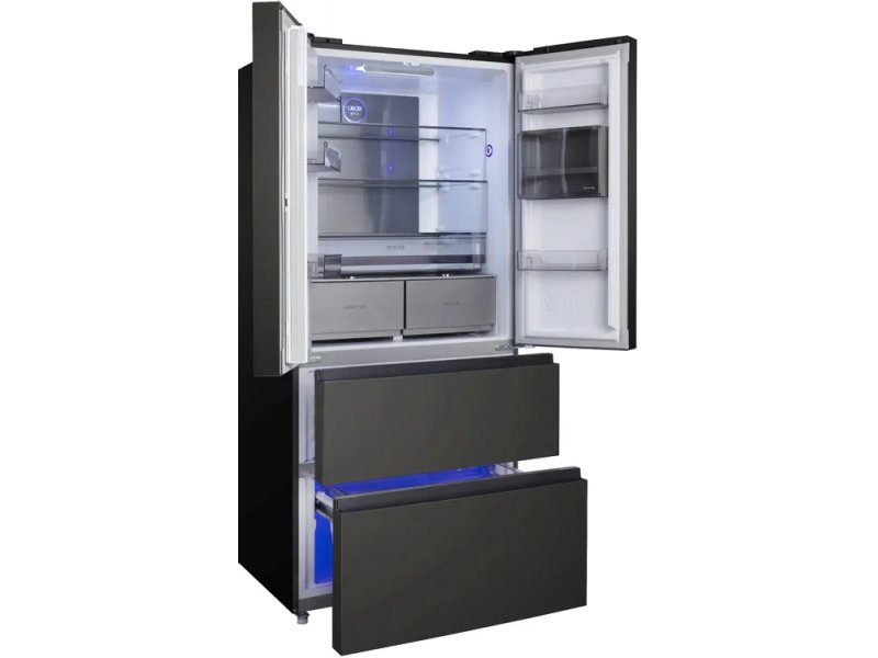 Korting KNFF 82535 XN — все четыре отделения в открытом состоянии, организация хранения