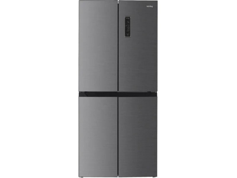 Korting KNFM 91868 X вид спереди — четыре двери, корпус из нержавеющей стали, Side-by-Side компоновка