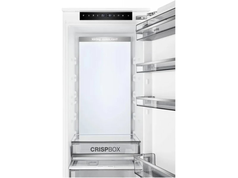 Korting KSI 19547 CFNFZ открытое холодильное отделение полки ящик CRISPBOX зона свежести
