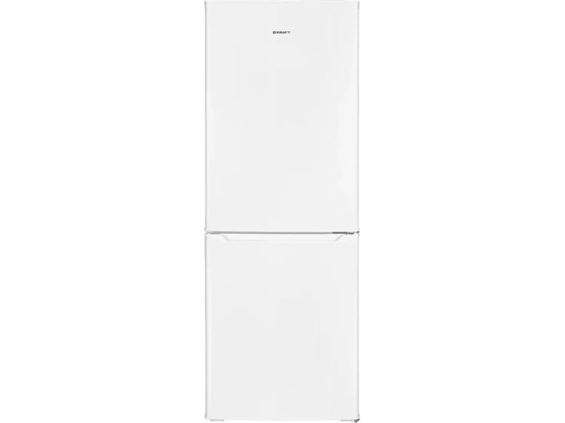 Kraft KF-DC230W белый двухкамерный холодильник, вид спереди