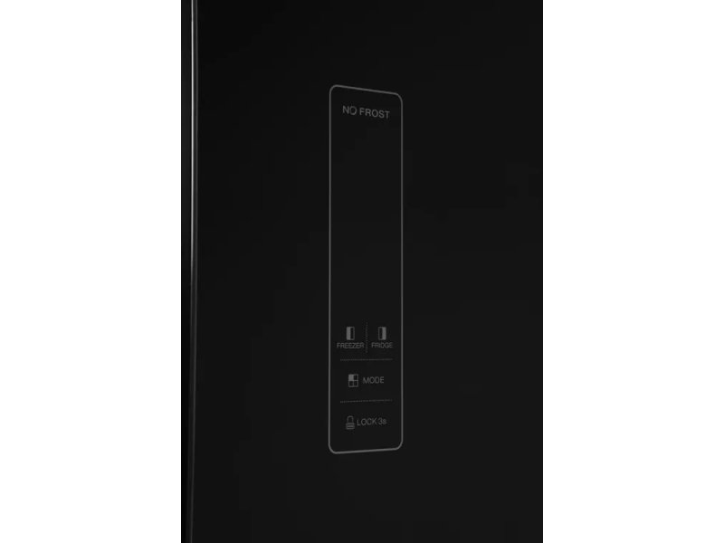 Kraft KF-MS4801BI панель управления с сенсорным дисплеем, кнопки режимов FREEZER, FRIDGE, MODE и LOCK