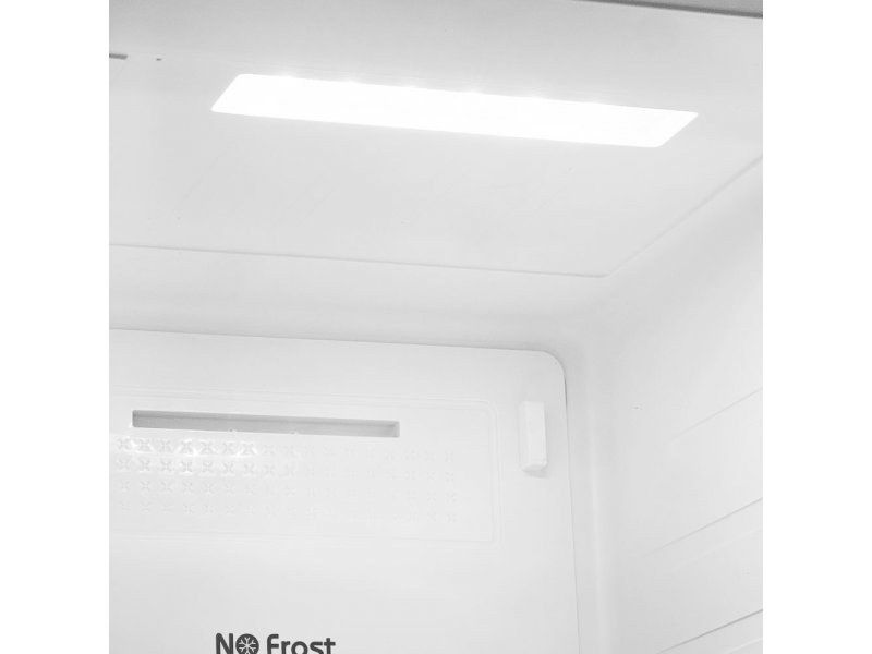 Maunfeld MFF191NFSB внутреннее пространство холодильника LED освещение полки No Frost