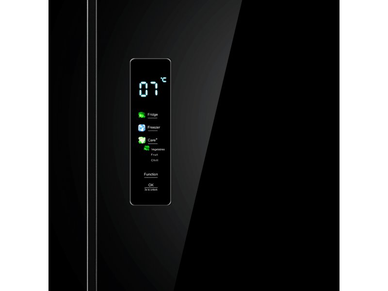 Maunfeld MFF192NFB сенсорная панель управления дисплей температура кнопки Fridge Freezer Function