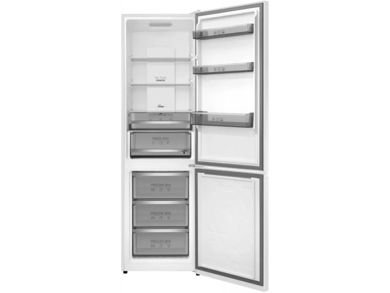Meferi Ultra MFR200 открытые двери холодильника и морозилки полки ящики Fresh Box внутренняя организация хранения