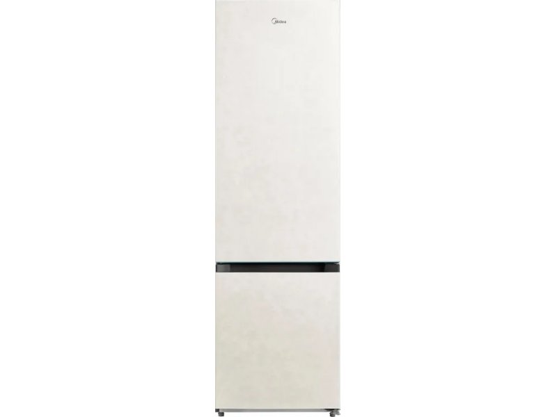 Midea MDRB509FGF33ID бежевый мрамор — двухкамерный холодильник 379 л, вид спереди
