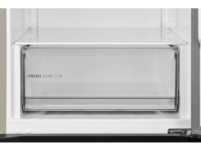Midea MDRB509FGF33ID бежевый мрамор — дизайн металлической двери и ручки