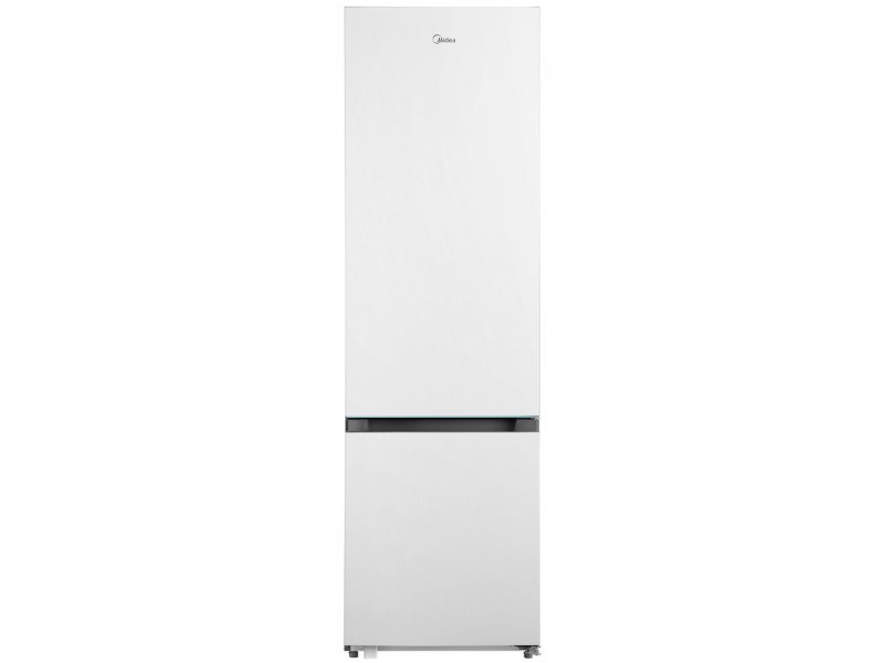 Midea MDRB510FGF01IDM белый двухкамерный холодильник вид спереди