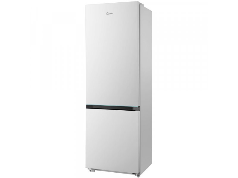 Midea MDRB510FGF01IDM внутренний вид холодильной камеры стеклянные полки LED-подсветка