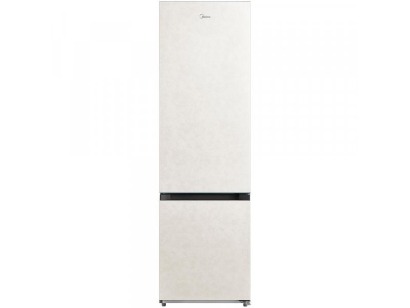 Midea MDRB510FGF33IDM бежевый двухкамерный холодильник вид спереди