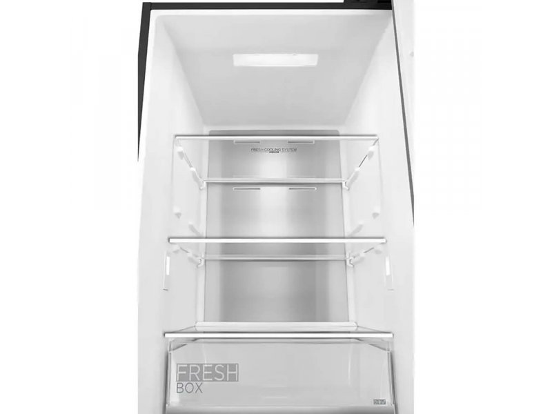 Midea MDRB523MGE28ODM черный металлический корпус вид сбоку высота 201 см