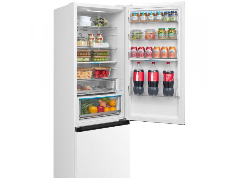 Midea MDRB601MME01 вид сбоку габариты 201×59.5×67 см белый корпус металл