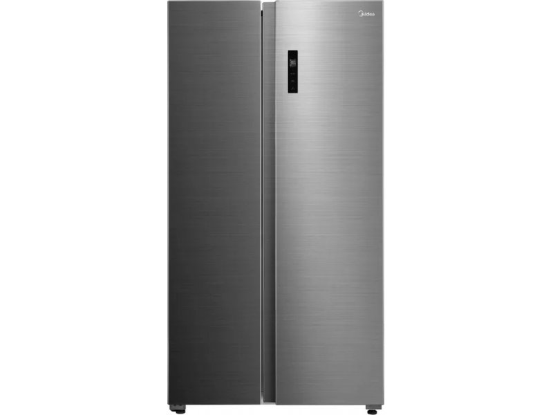 Midea MDRS710FGE46 нержавеющая сталь side-by-side фронтальный вид