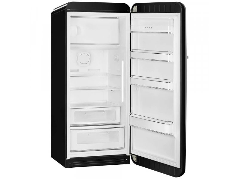 Smeg FAB28RBL6 полки на двери три ряда стекло дверные отсеки
