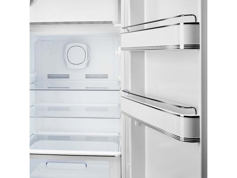 Smeg FAB28RWH6 морозильная камера сверху отдельный отсек капельная разморозка