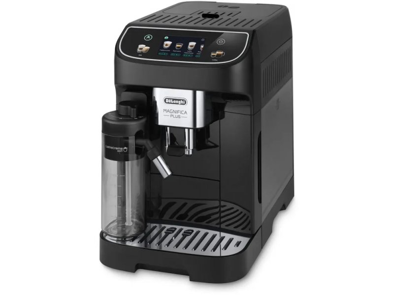 De Longhi Magnifica Plus ECAM320.60.B черный &mdash; автоматическая кофемашина с сенсорным TFT-дисплеем и съёмным молочным контейнером