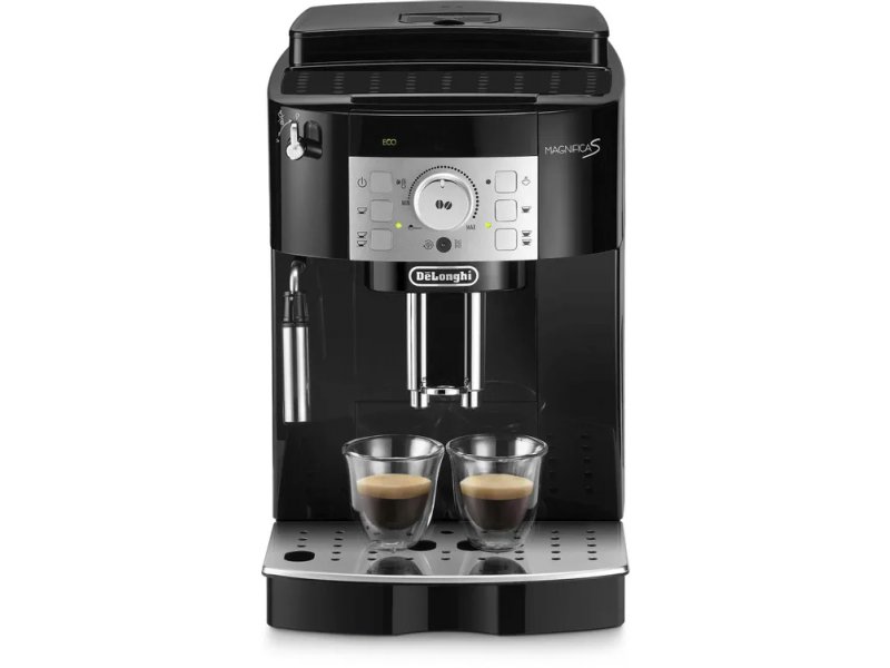De Longhi Magnifica S ECAM22.114.B черный — автоматическая кофемашина с паровой трубкой и двойным дозатором