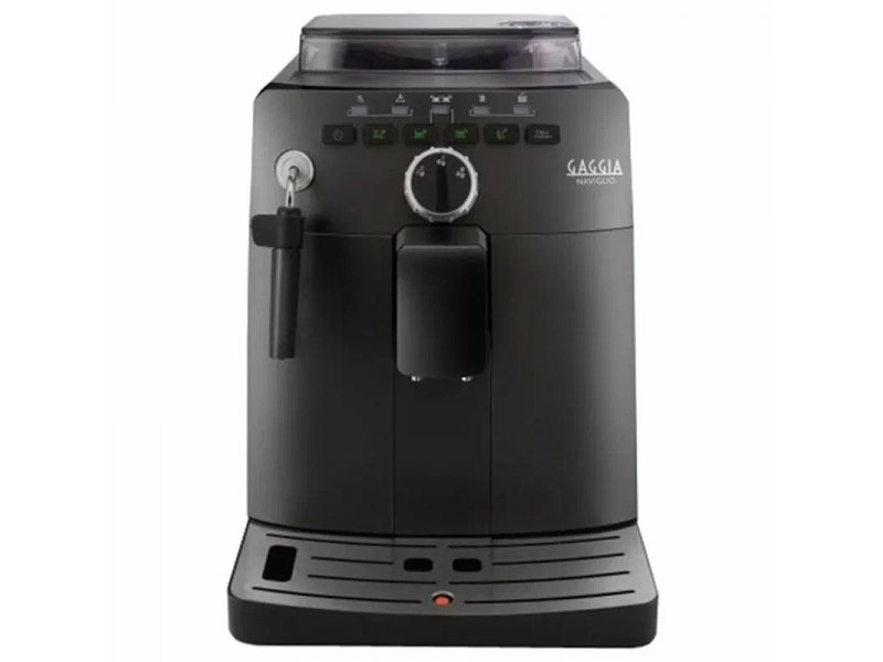 Gaggia Naviglio черный — автоматическая кофемашина с кнопочной панелью управления, резервуаром для зерна 300 г и паровой трубкой