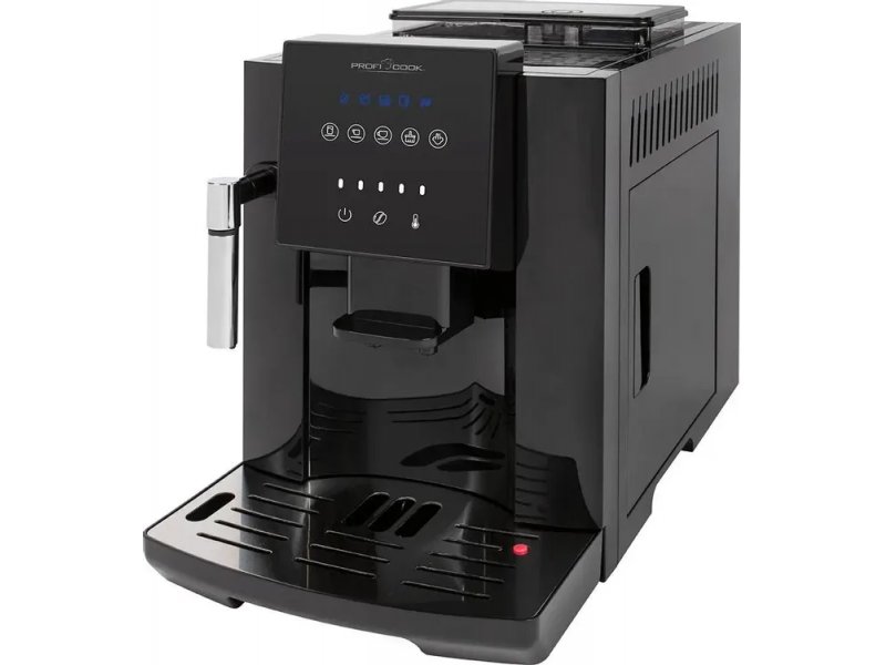 Profi Cook PC-KAV 1281 черный — автоматическая кофемашина с сенсорной панелью и паровой трубкой