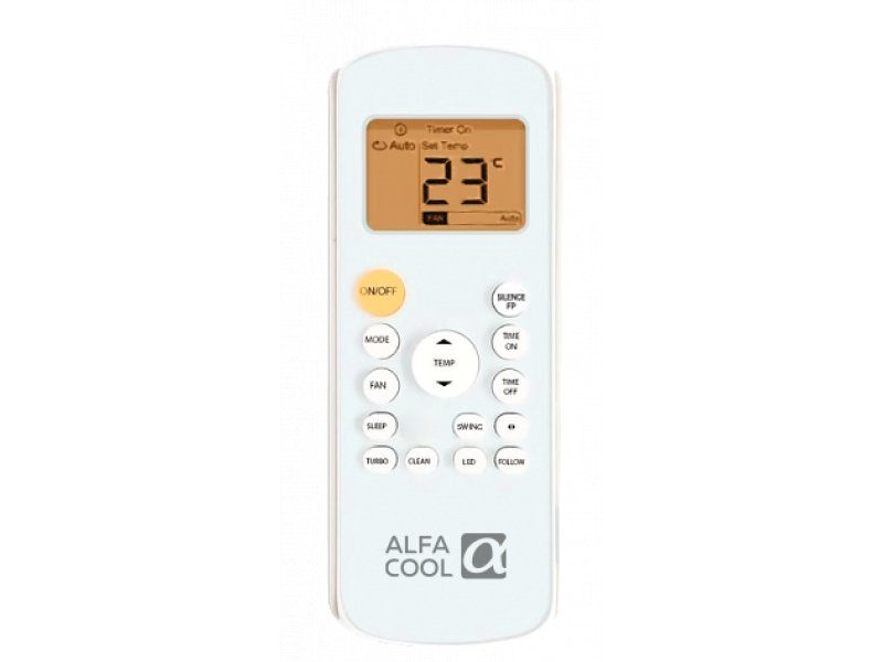 Alfacool Apus APS-12CH пульт ДУ с дисплеем температура 23 градуса управление режимами и таймером