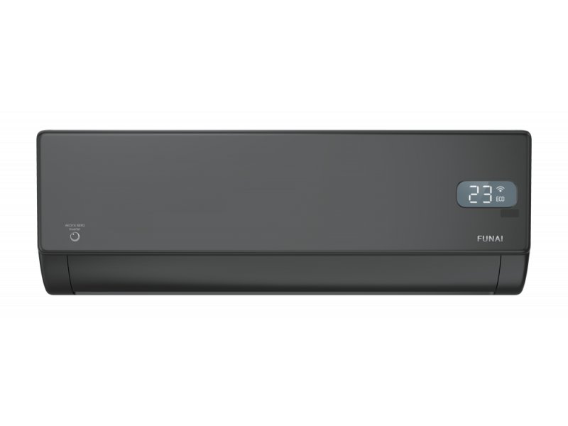 Funai RAC-I-AN55HP.D02 Akoya Nero внутренний блок чёрного цвета с LED-дисплеем 23°C