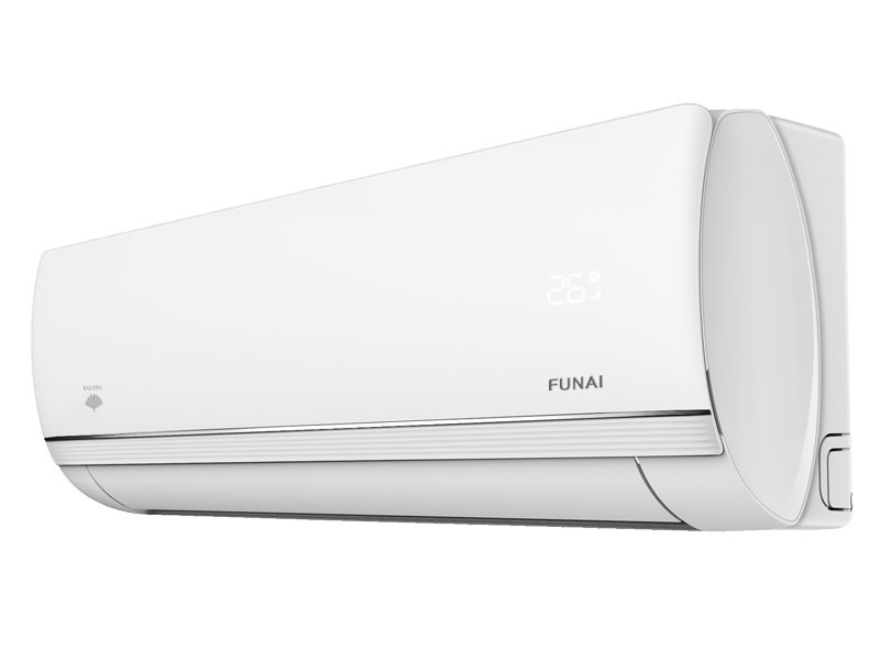 Funai Kadzoku RAC-KD20HP.D02 внутренний блок боковой профиль компактный дизайн