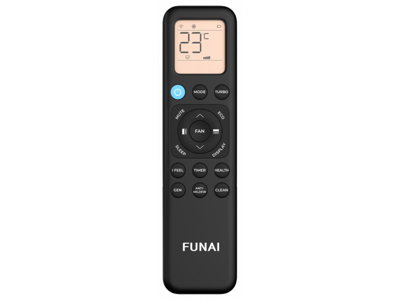 Funai Sensei 2.0 RAC-SN70HP.D07 &mdash; общий вид в интерьере, белый корпус на стене