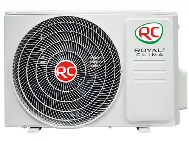Royal Clima RC-TWL28HN наружный блок вид спереди компрессор вентилятор